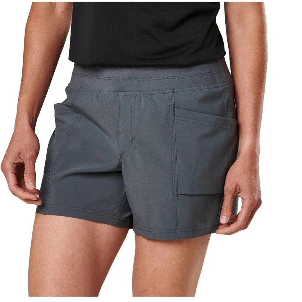 5.11 Tactical Womens Merina Charcoal Grey Hiking Athletic‎ Shorts Size Small